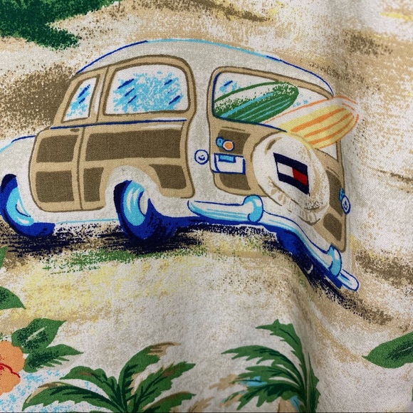 Vintage Tommy Hilfiger 1999 Surf Tropical Graphic Shirt Men’s Sz XL Multicolour - Picture 6 of 14